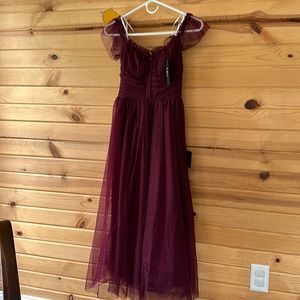 Lulus NWT soft tulle dress